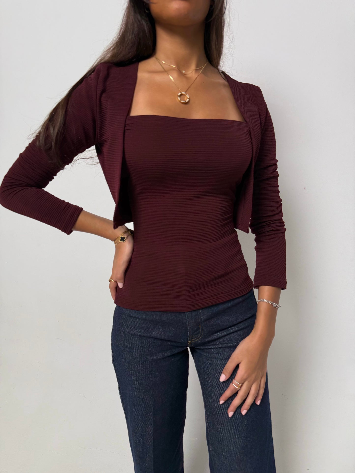 Nala in maroon(ready)