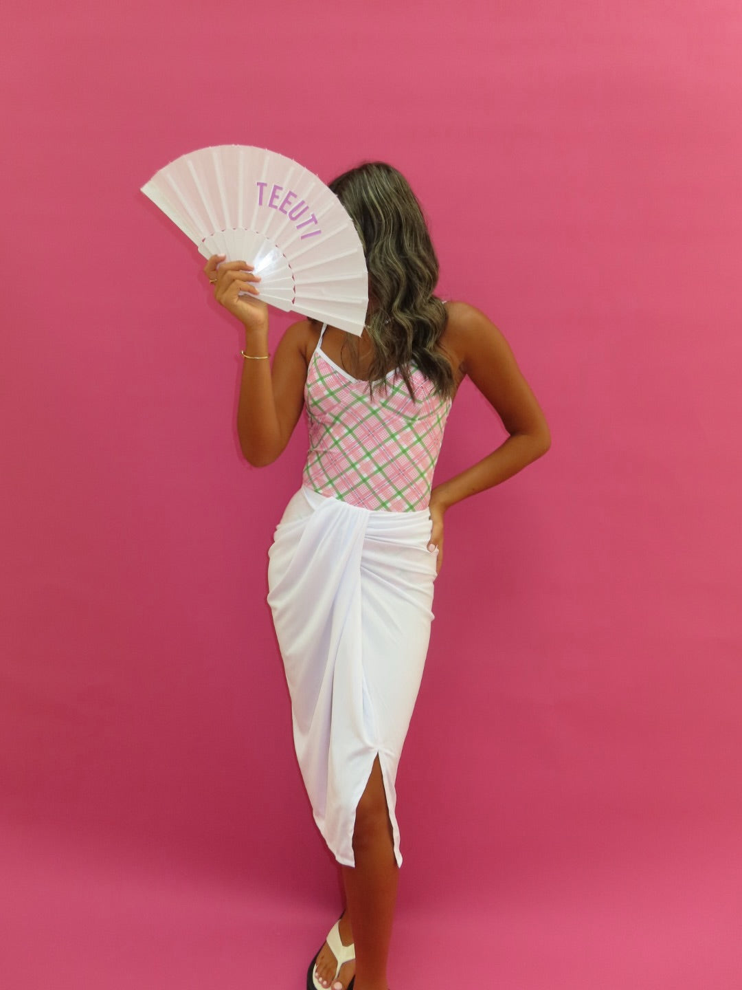 Pink Plaid Set