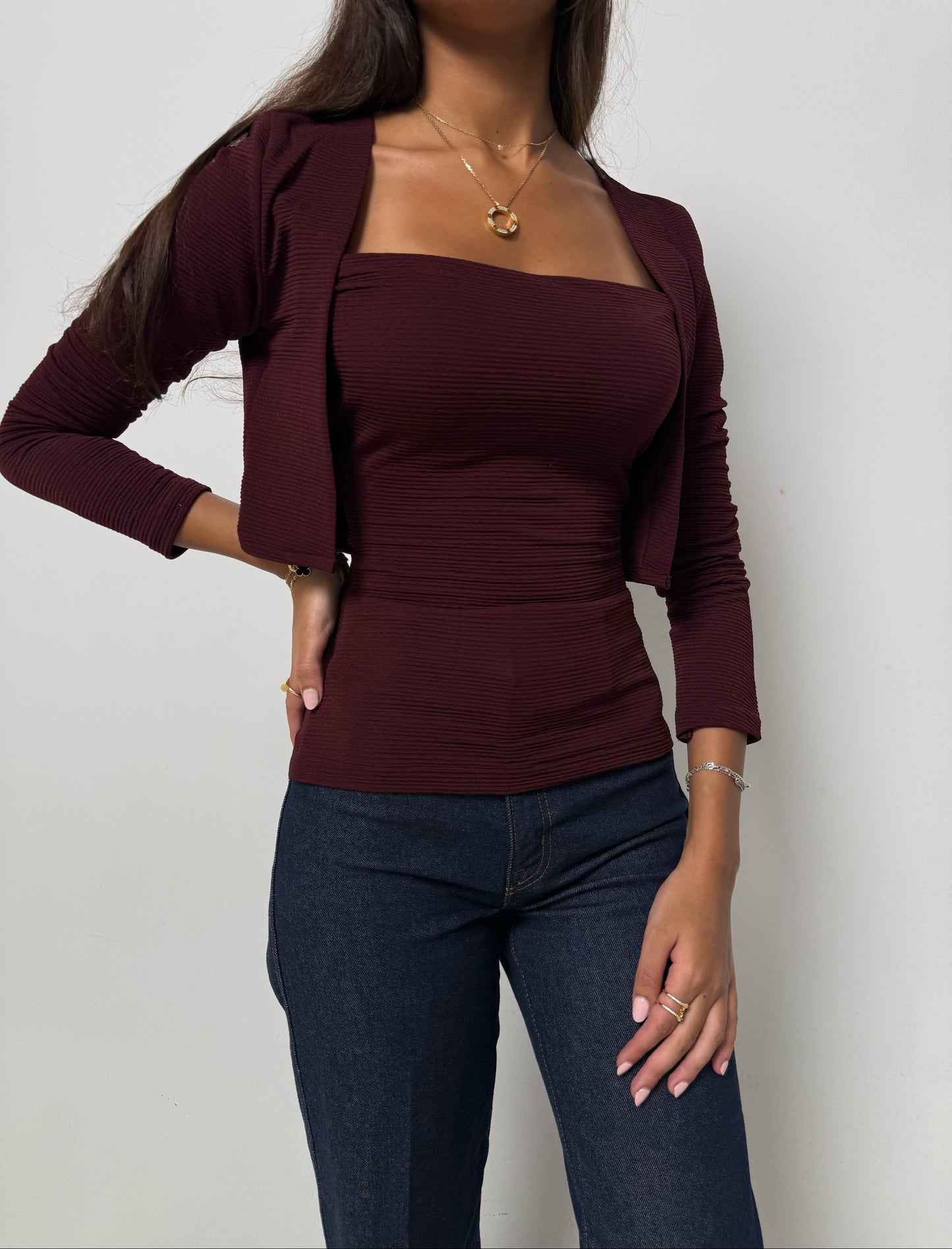 Nala in maroon(ready)