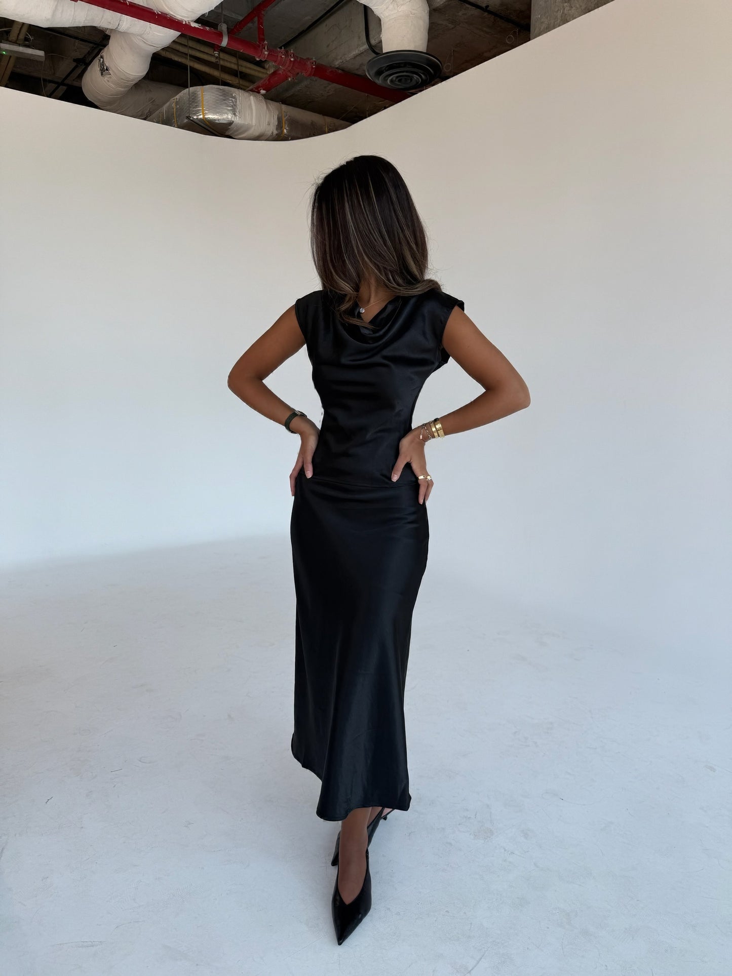 Silk Set In Black